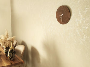 Leather Round Wall Clock