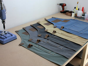 Waxed Canvas and Leather Apron For Men / For Women