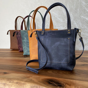 Leather Tote Bag For Women - Small