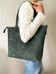 Leather Tote Bag For Women - Small