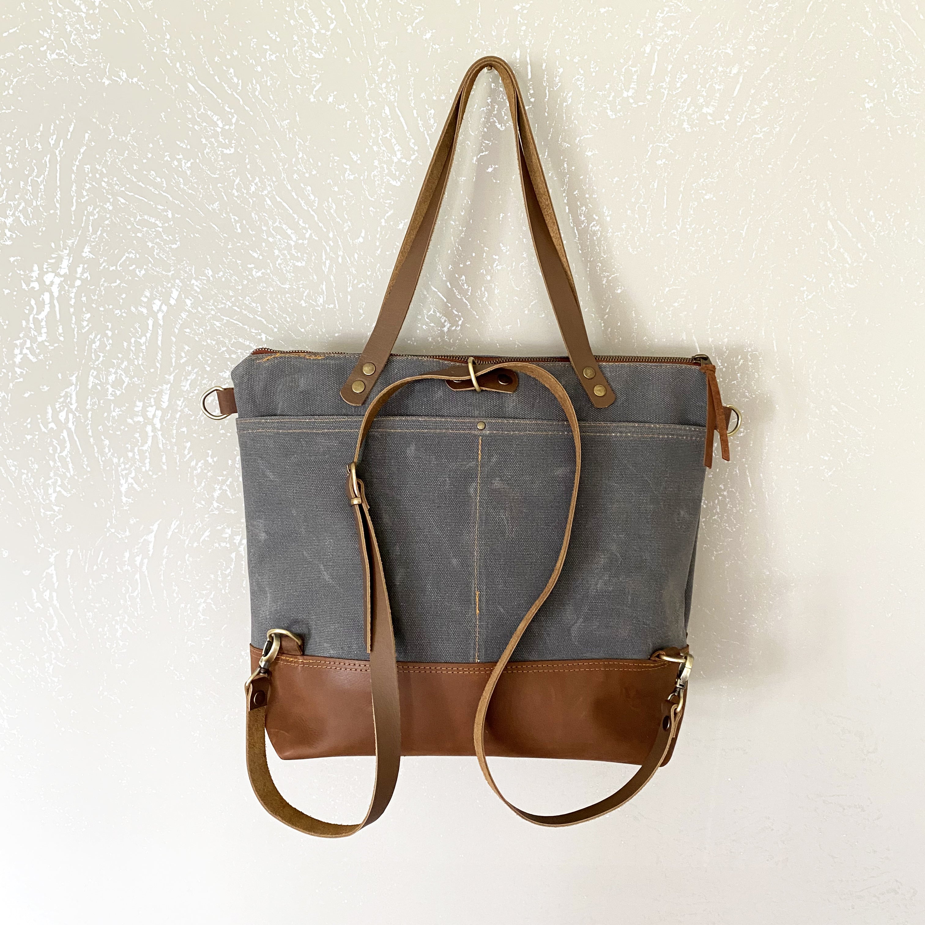 convertible leather backpack diaper bag Convertible Diaper Backpack / Tote bag / Crossbody Bag – harmonyhandcraftedco