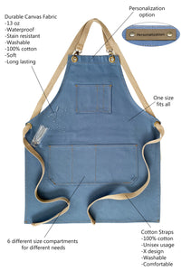 Waterproof Canvas Apron For Men / For Women